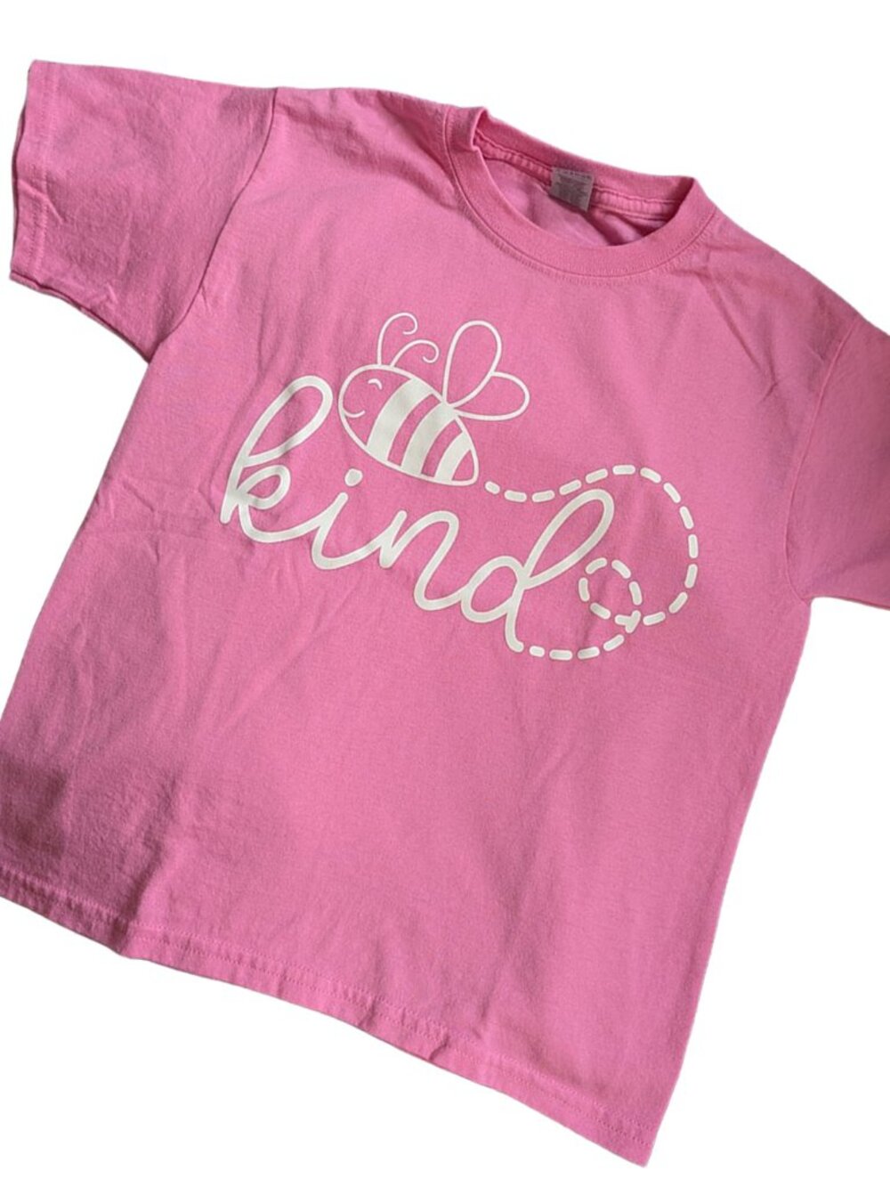 Bee Kind Pink Youth Girls T-shirt